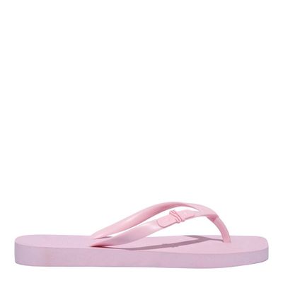 Chinelo Borracha Bico Quadrado Rosa