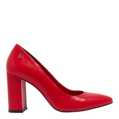 Scarpin Couro Nobre Pepper Red