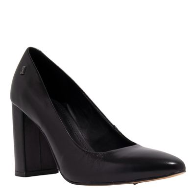 Scarpin Couro Nobre Preto