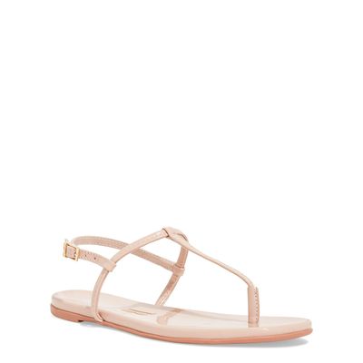 Rasteira Bico Redondo Verniz Anzeli Rose