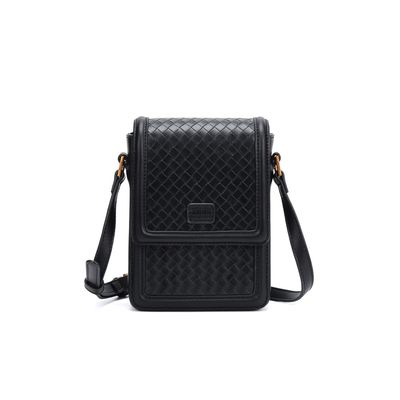 Bolsa Porta Celular Soft Preta Alça Transversal