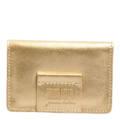 Carteira Couro Soft Ouro