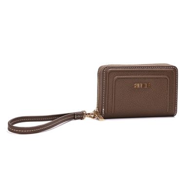 Carteira Floater Marrom Mocha Alça De Mão