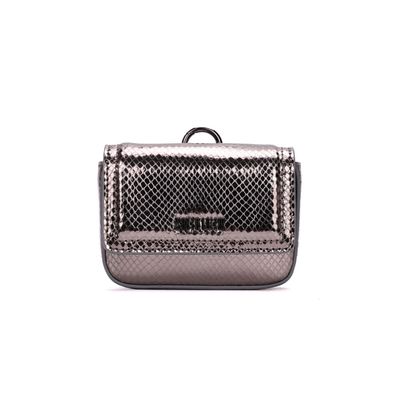 Chaveiro De Bolsa Grafite Metalizado