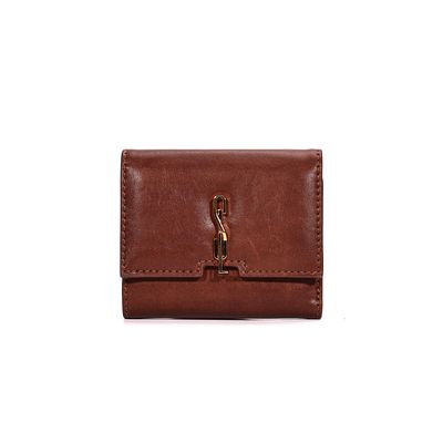 Carteira Pequena Soft Marrom Dark