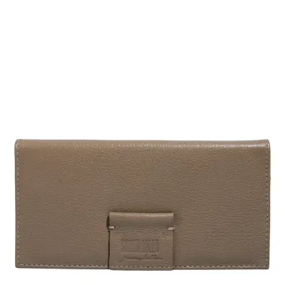 Carteira Couro Floater Cinza Fog