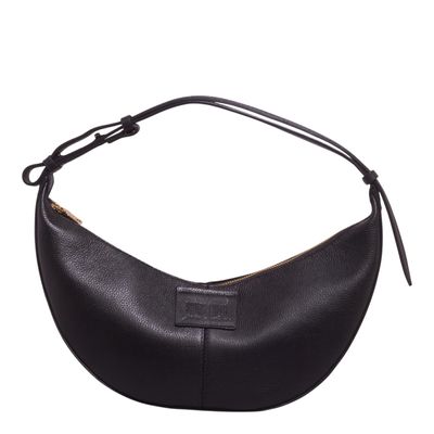 Bolsa M Couro Floater Preto