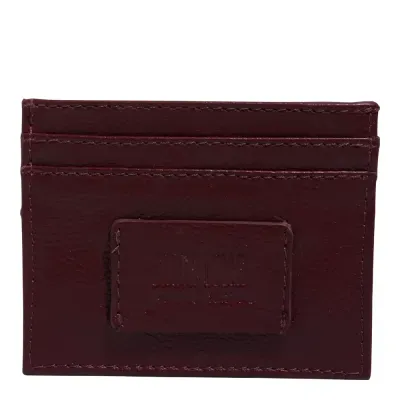 Porta Cartão Couro Floater Vermelho Ruby