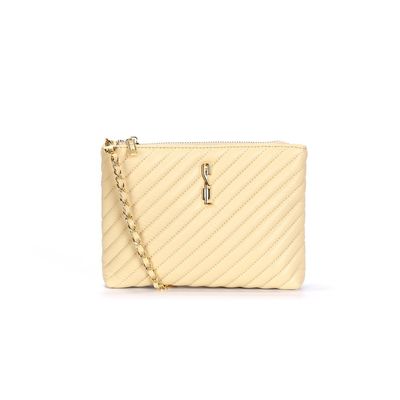 Bolsa Matelassê Transversal Soft Amarela
