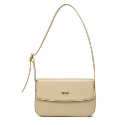 Bolsa Soft Bege Alça Ombro