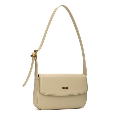 Bolsa Soft Bege Alça Ombro