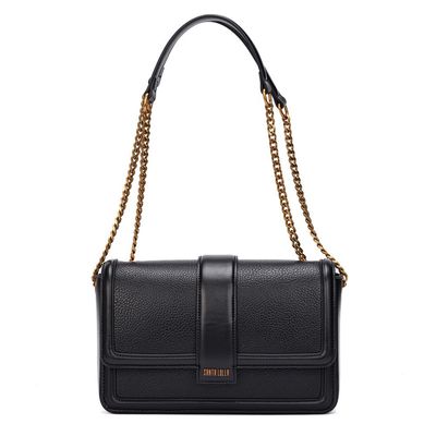 Bolsa Floater Preta Alça Ombro Corrente
