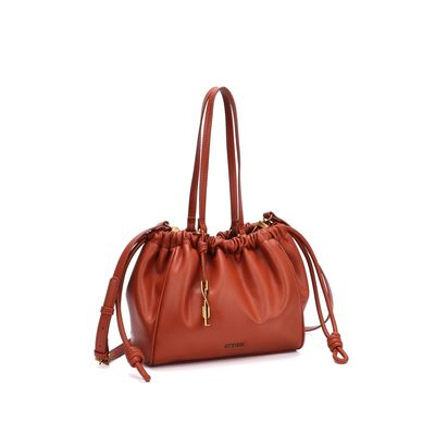 Bolsa Grande Floater Marrom Alça De Ombro