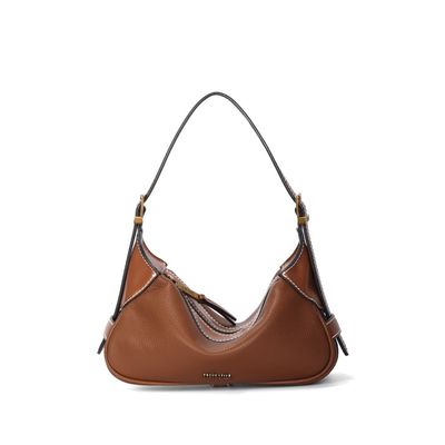 Bolsa Baguete Floater Marrom Alça De Ombro