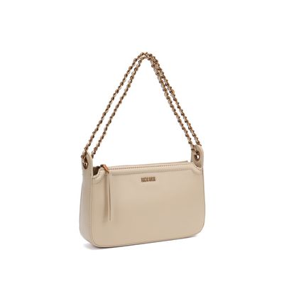 Bolsa Pequena Soft Off White Alça De Ombro