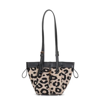 Bolsa Tiracolo Pequena Tramado Animal Print