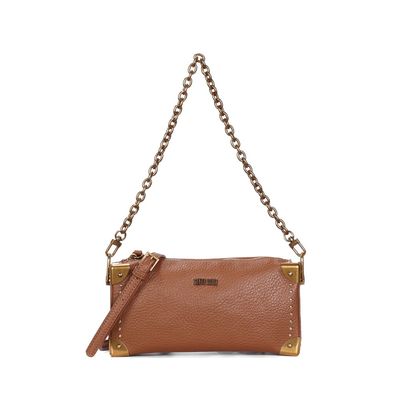 Bolsa Pequena Floater Marrom Alça De Ombro