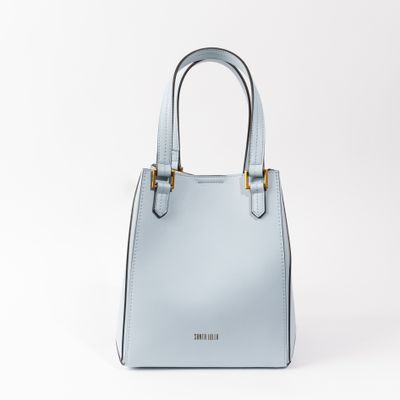 Bolsa Shopper Soft Cloud Azul Alça Ombro