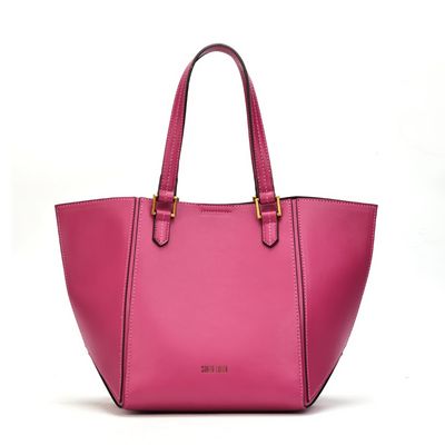 Bolsa Shopper Soft Rosa Pink Alça Ombro