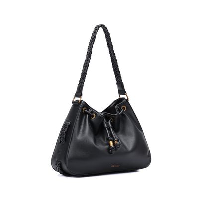 Bolsa Grande Floater Preta Alça Ombro