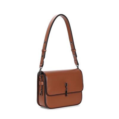 Bolsa Baguete Soft Marrom Alça De Ombro