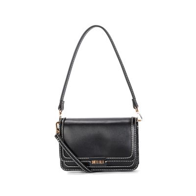 Bolsa Soft Alça De Ombro Preta