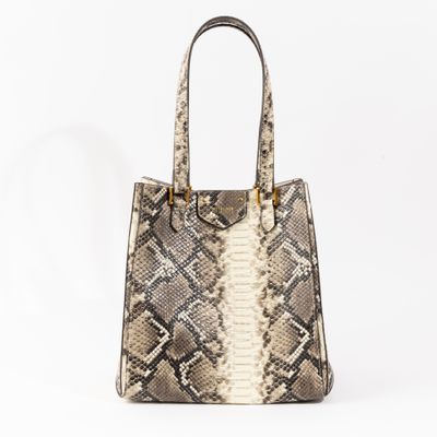 Bolsa Grande Estampa Animal Print Cobra Alça Ombro