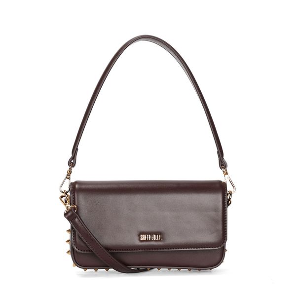 Bolsa Pequena Soft Alça Dupla Marrom