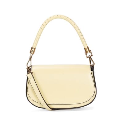 Bolsa Pequena Soft Amarelo Alça Dupla