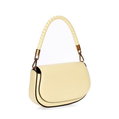 Bolsa Pequena Soft Amarelo Alça Dupla