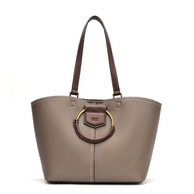 Bolsa Grande  Floater Cinza Fog Alça Ombro