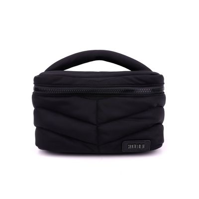 Necessaire Frasqueira Nylon Preta