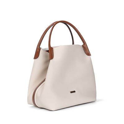 Bolsa Floater Marfim Transversal E Carteira Pequena