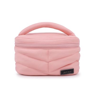 Necessaire Frasqueira Nylon Rosa Bebê