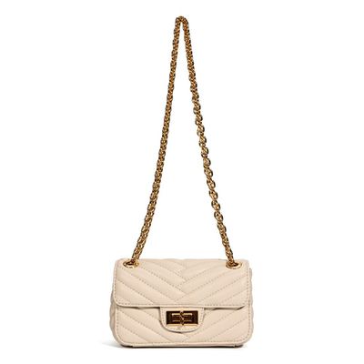 Bolsa Pequena Soft Transversal Bege