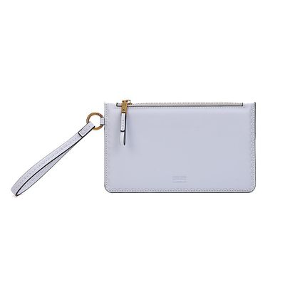 Clutch Material Soft Azul Alça De Mão