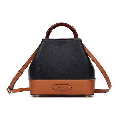 Bolsa Bucket Floater Preta Alça Dupla