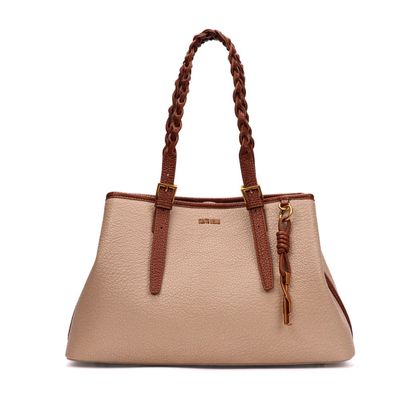 Bolsa Grande Floater Bege Alça Ombro