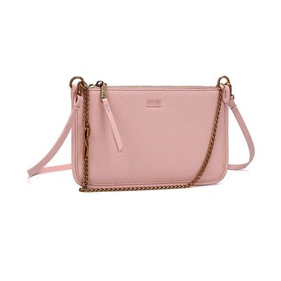 Bolsa Clutch Floater Rosa Alça Transversal