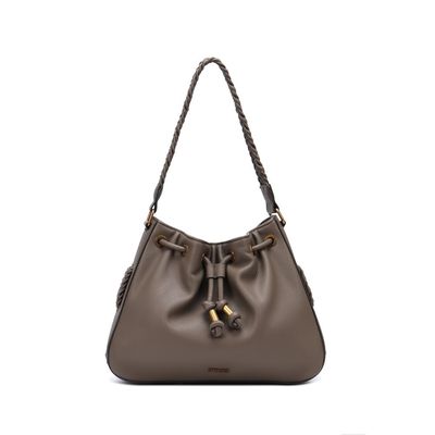 Bolsa Grande Floater Cinza Fog Alça Ombro