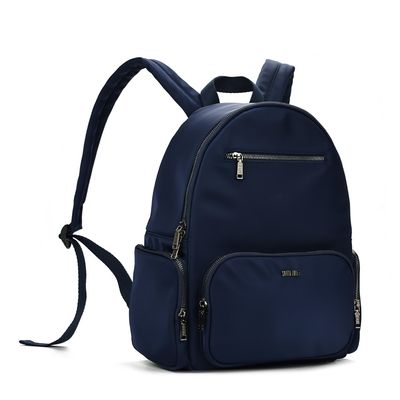 Mochila Grande Nylon Azul Marinho