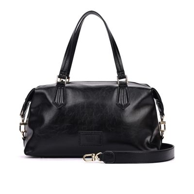 Bolsa Mala Rustico Alça Dupla Transversal Preto