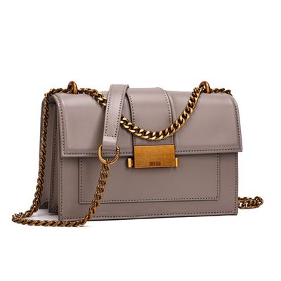 Bolsa Soft Cinza Fog Alça Transversal