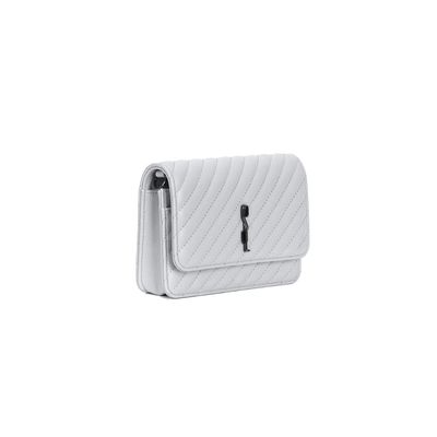 Bolsa Matelassê Soft Transversal Azul Acqua