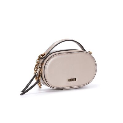 Bolsa Pequena Soft Cinza Alça Dupla