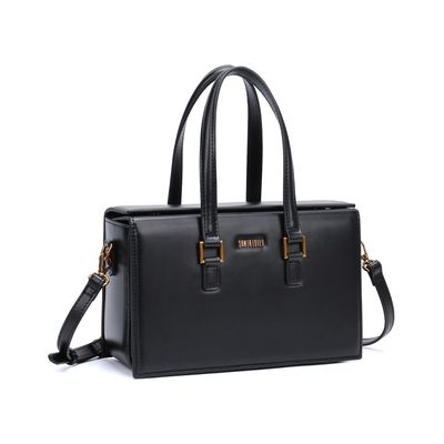 Bolsa Tote Soft Preto Alça Dupla