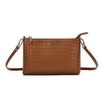 Clutch Soft Caramelo Alça Transversal