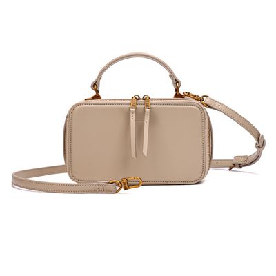 Bolsa Pequena Soft Bege Alça Dupla