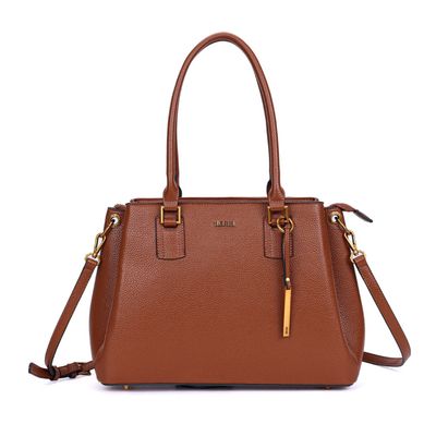 Bolsa Tote Bag Floater Marrom Alça Transversal