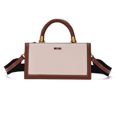 Bolsa Tote Pequena Floater Bege Duas Alças